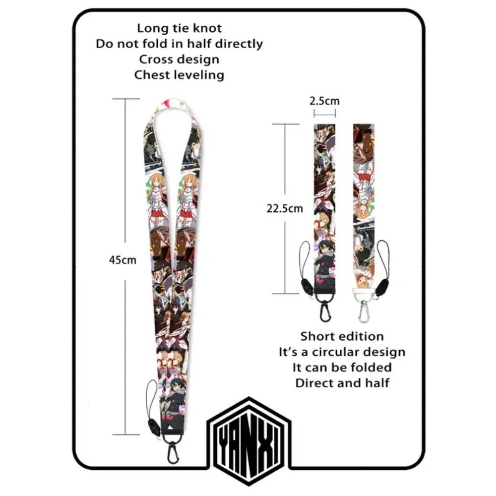 Sword Art Online Anime Lanyard/Card Holder - Picture 5 of 5